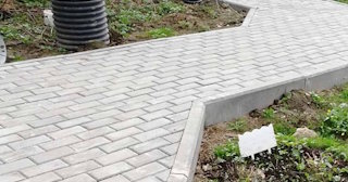 Профессиональная укладка брусчатки в Чайковском в октябре