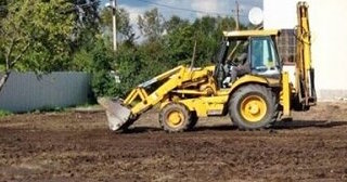 Выравнивание рельефа в Чайковском в октябре